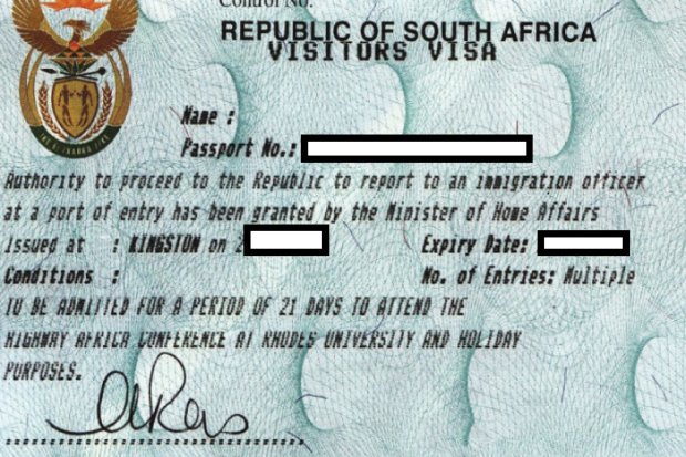 Visa đi Nam Phi